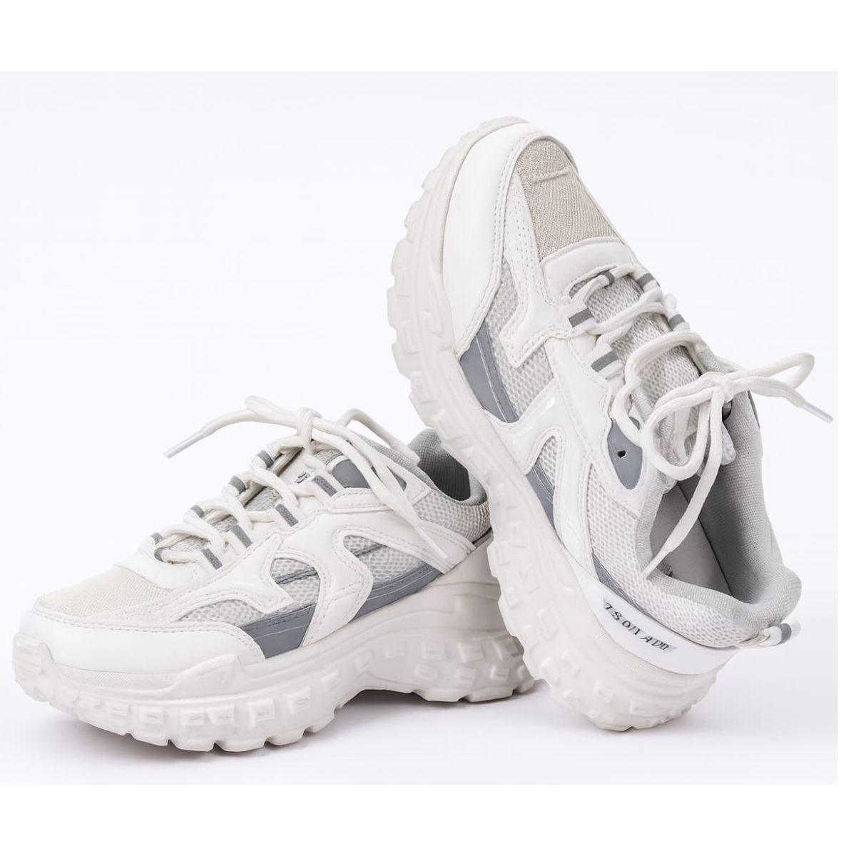 Fashion White Sneakers - Image 2